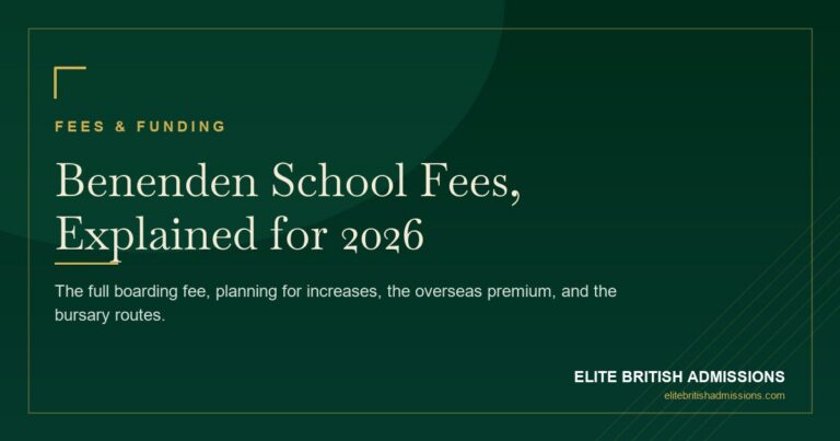 Benenden School Fees 2026: Full Cost Breakdown