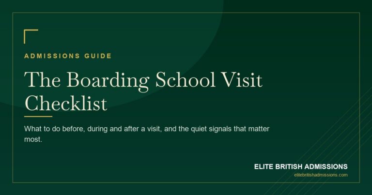 Boarding School Visit Checklist: What to Look For