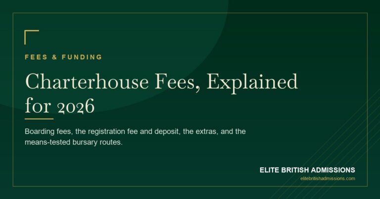 Charterhouse Fees 2026: Full Cost Breakdown