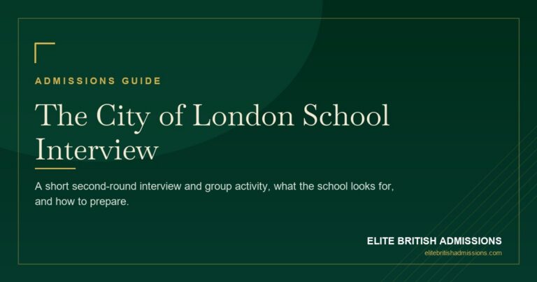City of London School Interview: Tips & What to Expect