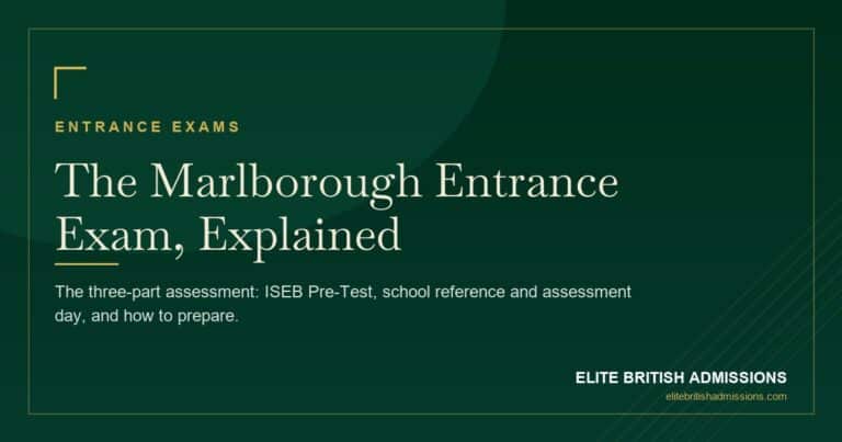 Marlborough Entrance Exam: Format & How to Prepare