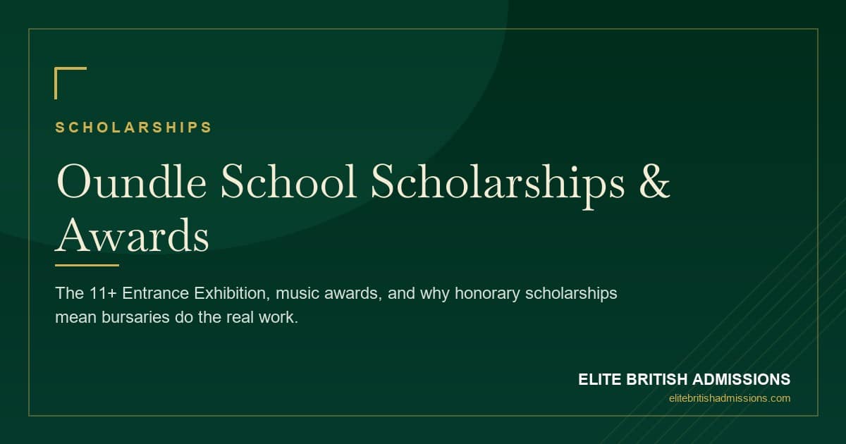 Oundle School Scholarships: A Parent's Guide