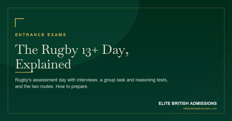 Rugby Entrance Exam: The 13+ Day & How to Prepare