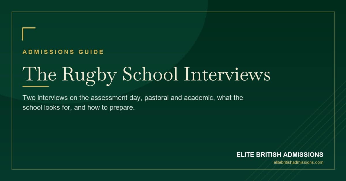 Rugby School Interview: Tips & What to Expect