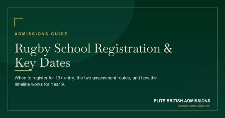 Rugby School Registration: Dates & Deadlines 2026