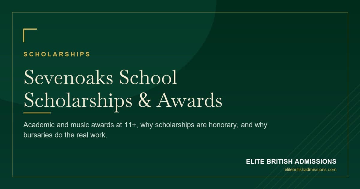 Sevenoaks School Scholarships: A Parent's Guide