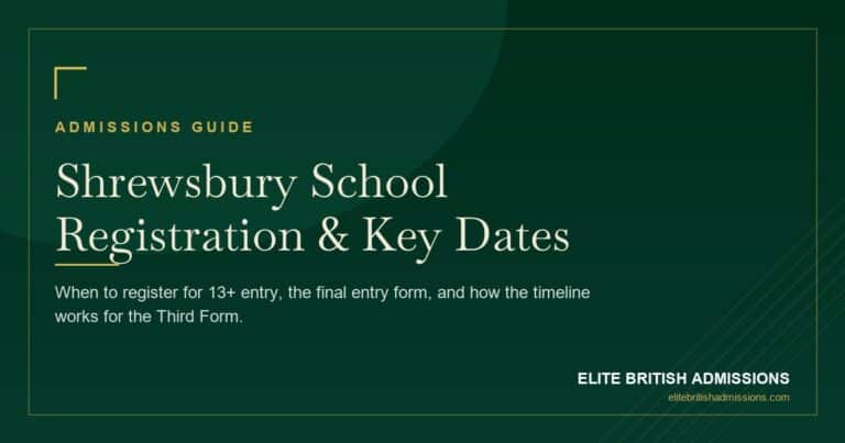 Shrewsbury School Registration: Dates & Deadlines 2026