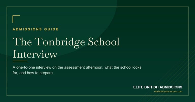 Tonbridge School Interview: Tips & What to Expect