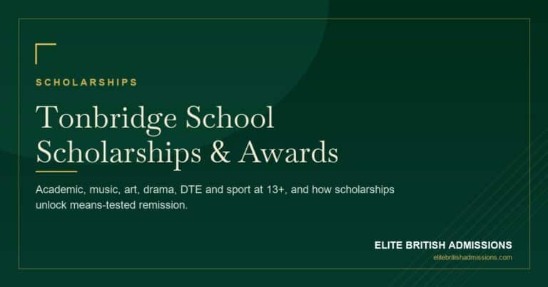 Tonbridge School Scholarships: A Parent's Guide