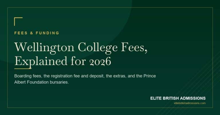Wellington College Fees 2026: Full Cost Breakdown