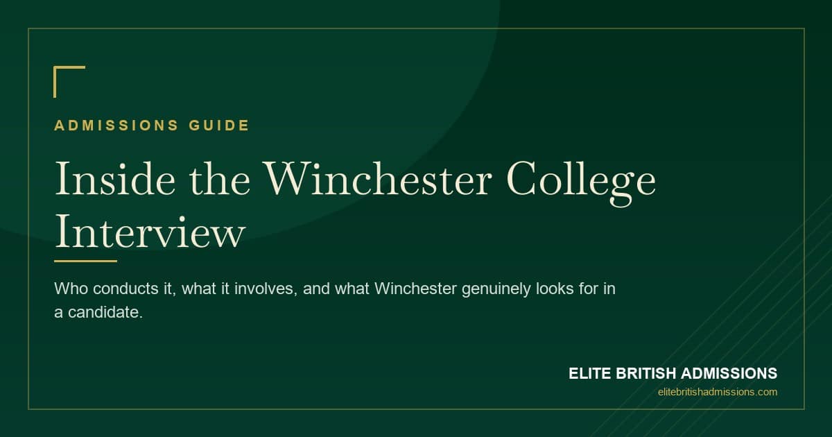 Winchester College Interview: Tips & Questions