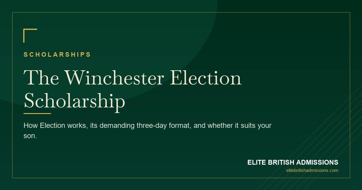 Winchester Election Scholarship: A Parent's Guide