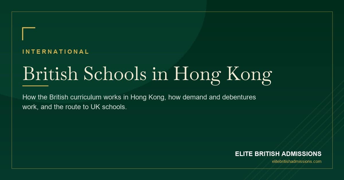 British Schools in Hong Kong: A Complete Parent's Guide 2026
