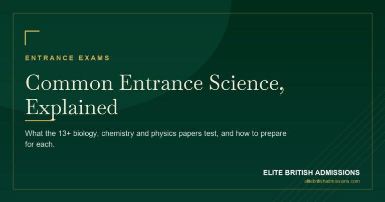 Common Entrance Science: A Complete Guide for 13+