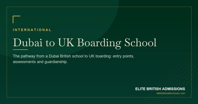 From a Dubai School to a UK Boarding School: A Guide