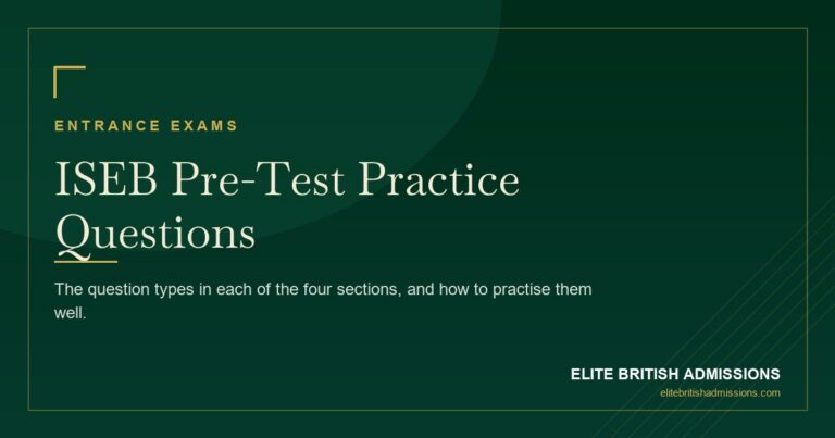 ISEB Pre-Test Practice Questions: What to Expect