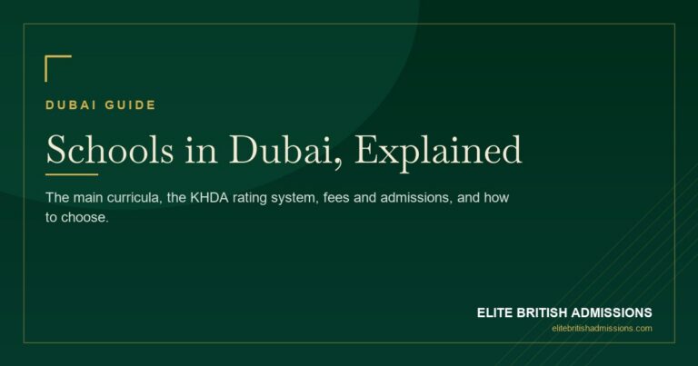 Schools in Dubai: Curricula, KHDA Ratings and How to Choose
