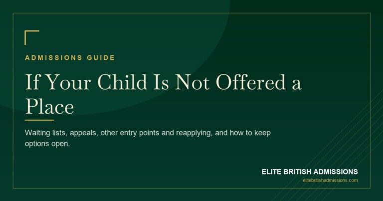 What to Do If Your Child Is Not Offered a School Place